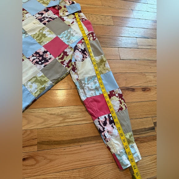 J. Crew Allover Patchwork Button Down Casual Preppy Colorful Men’s Shirt Size XL - Picture 9 of 12